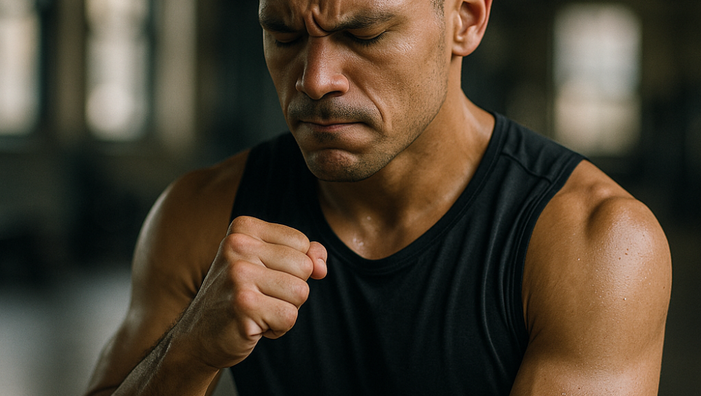 =Atleta disciplinado en entrenamiento, control emocional en acción.